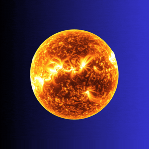 A cloud of dust moves across the sun.