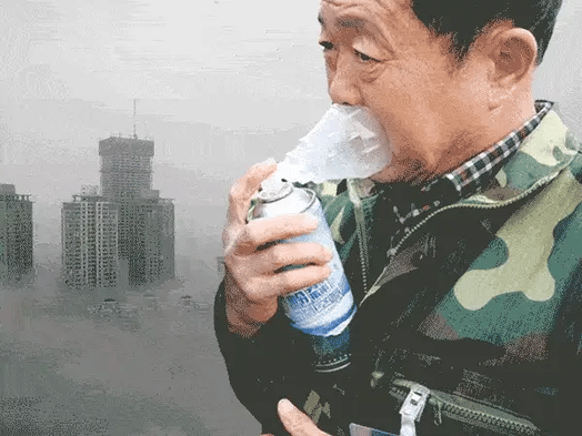 The dystopian business of bottled air