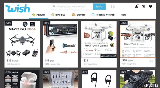 America’s most downloaded e-commerce app last year was Wish, not Amazon