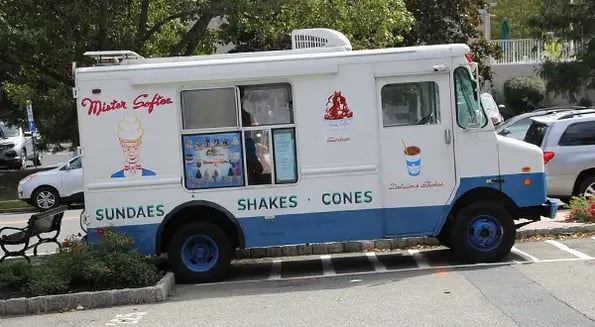 No one is screaming for ice cream trucks, but they’re rolling up anyway