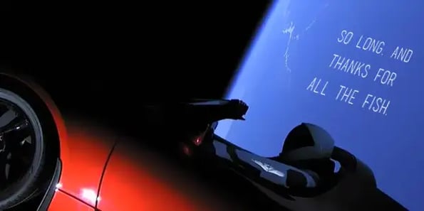 DON’T PANIC: Falcon Heavy and Starman are officially in orbit