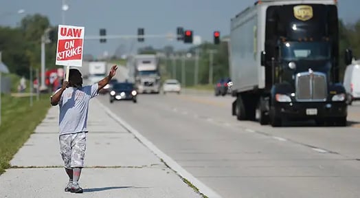 The UAW’s first strike in more than a decade could cost GM $100m a day