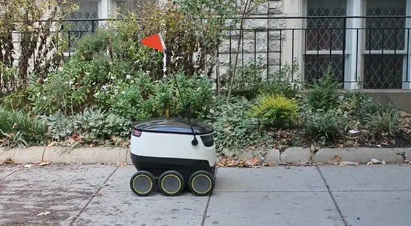 Robots take contact-free delivery to the next level