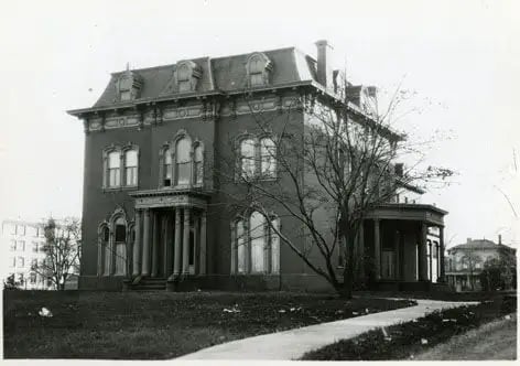 Rockefeller's (relatively) modest Cleveland home. 