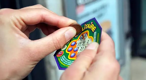 An unusual bright spot in the gambling biz: People are itching for scratch-off tickets