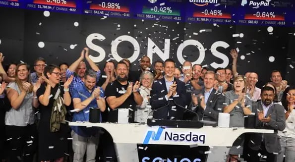 After a quiet IPO, Sonos stock value cranked up more than 38% yesterday