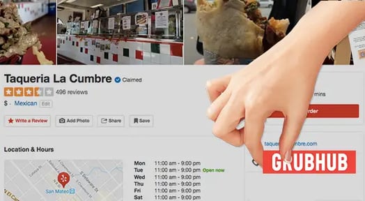 Yelp swaps restaurant phone numbers with Grubhub’s to boost referral revenue