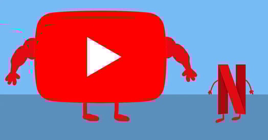 Is YouTube bigger than Netflix?