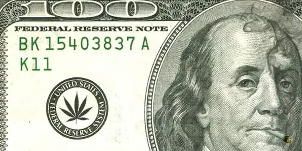 Weed will be legal in California next year, but banks still can’t house company funds