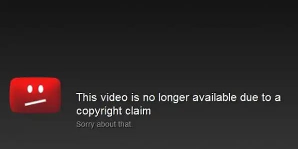 Why does this video of white noise on YouTube have 5 copyright claims against it?
