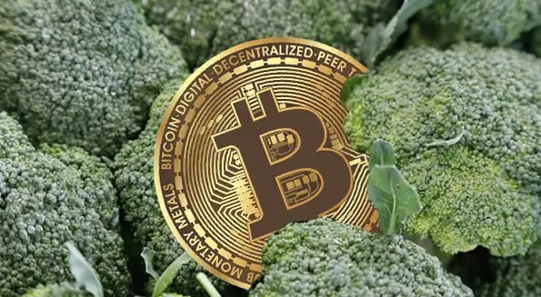 You can now buy your broccoli with Bitcoin