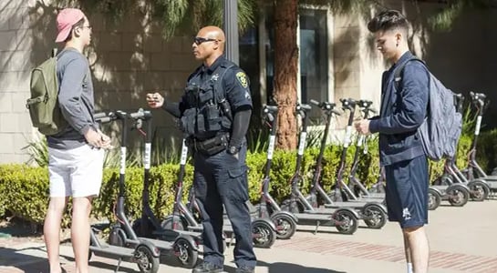 Electric scooter startup wants to make it legal to ride scooters on the sidewalk