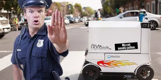 Delivery robots just got bot-blocked in San Francisco