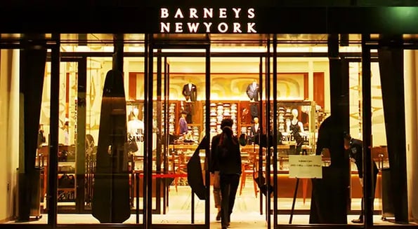Barneys takes the plunge into bankruptcy