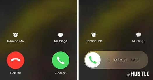 The simple, but surprising reason why iPhone owners can accept calls two different ways