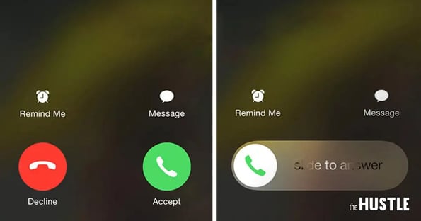 The simple, but surprising reason why iPhone owners can accept calls two different ways