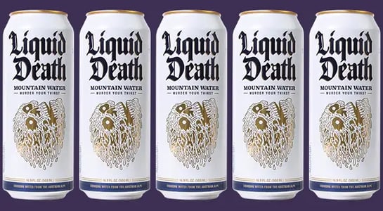 Would you drink something called Liquid Death?