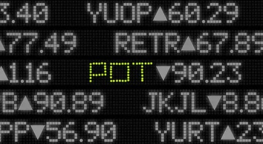 We won the POT-tery! The POT ticker lottery winner in Canada saw its shares rocket 65%