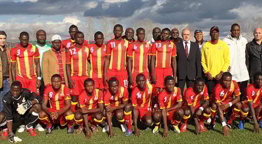 Defending African soccer champs go on a mini-strike to bargain for bigger bonuses