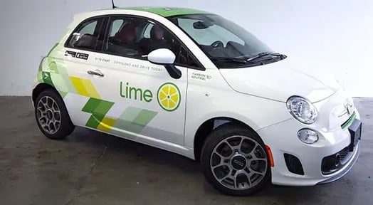 Lime will drop its first carsharing service on Seattle street corners this week