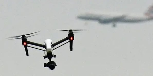 A first time for everything: Drone finally crashes into a commercial airplane