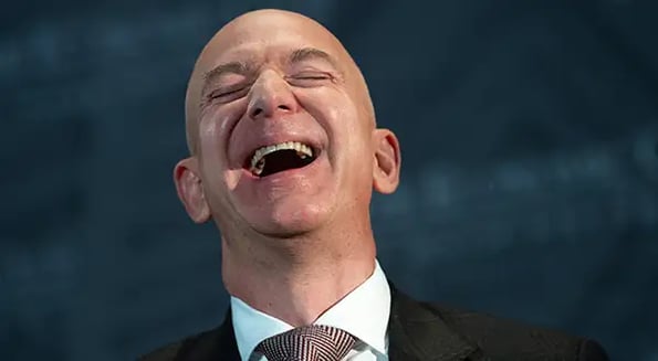 Amazon’s head honcho is still standing, but Twitter had a field day with #ripjeffbezos