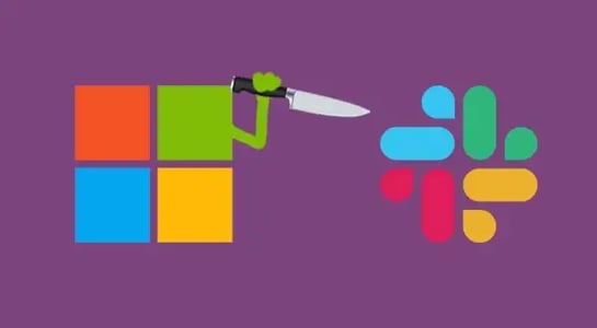 Microsoft’s Windows 11 update is good for competition. But it’s still trying to kill Slack.