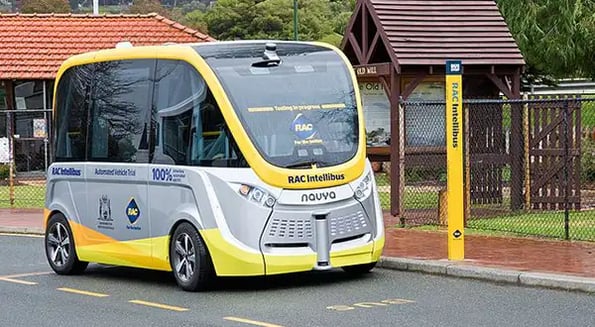 Here’s one autonomous vehicle that seems to be making some headway: the bus