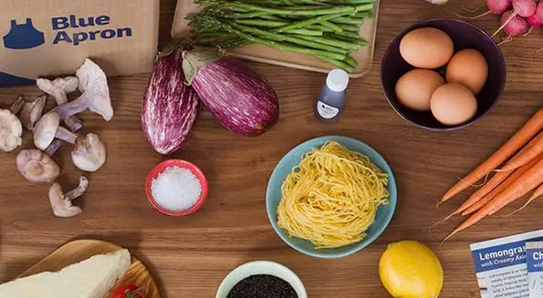 Jumping into the grocery aisle, Blue Apron surprises everyone and stays in business