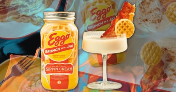 Eggo Brunch in a Jar Sippin’ Cream