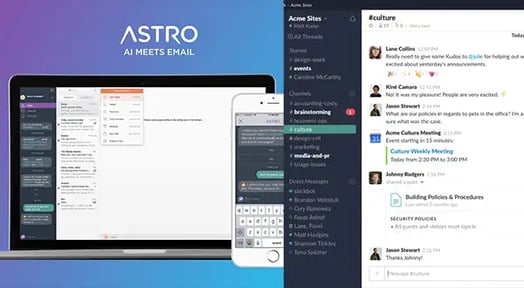 Slack acquires email app Astro as it inches closer toward digital workplace domination