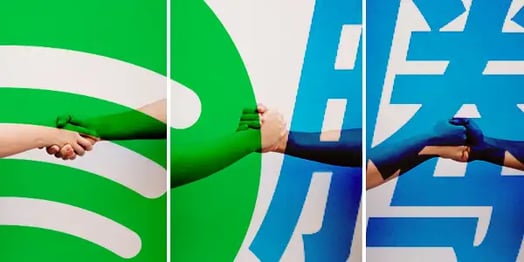 Tencent Music and Spotify are in talks to swap 10% stakes in each other