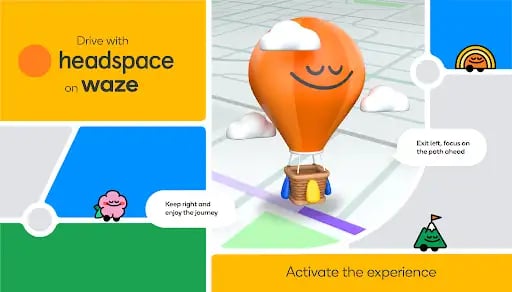 Waze and Headspace partner on a peaceful commute