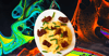 A deviled egg. 