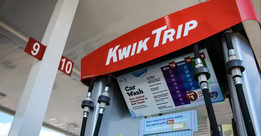 A Kwik Trip gas pump.
