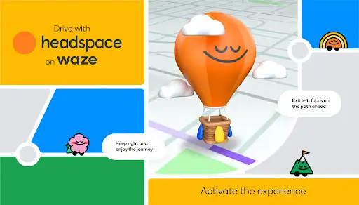 Waze and Headspace partner on a peaceful commute
